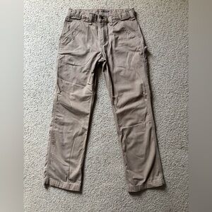 Vintage Carhartt Tan Cargo Pants Relaxed Fit Cotton